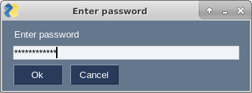 Password input in Python