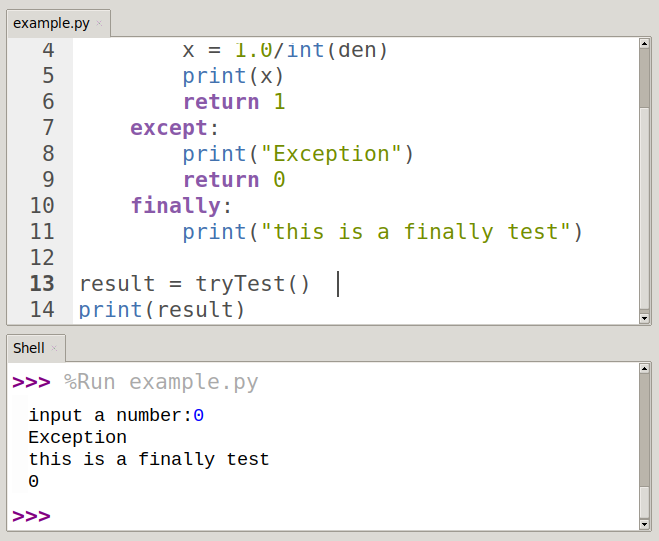 Python Exception Handling 