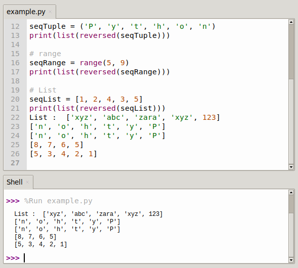 Reverse An Array In Python Python commandments